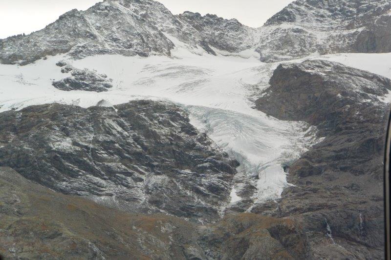 ベルニナ急行 モルテラッチ氷河